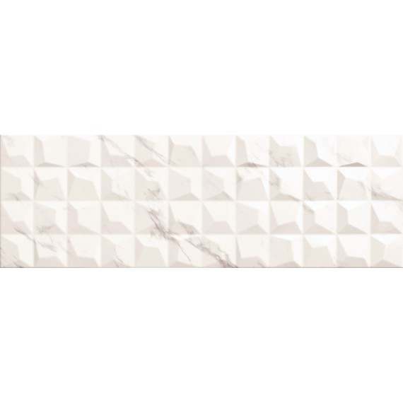 Плитка Luxury relieve prisma white 30x90
