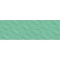 Плитка M129 Outfit Turquoise Struttura Tetris 3D 25x76