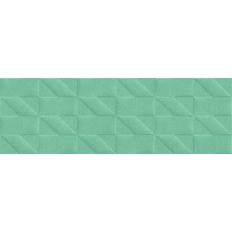 Плитка M129 Outfit Turquoise Struttura Tetris 3D 25x76