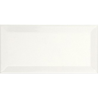 Плитка METRO Biselado Blanco Brillo 10x20