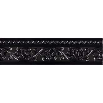 Плитка Moldura Yara Negro 4*15