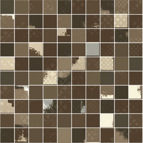 Керамогранит Плитка Mos.LUCE LUSTRO MOKA 40% MLQMMO 25x25