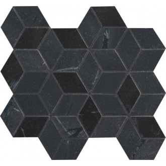 Плитка Newluxe Black Tessere Rombi 26х28