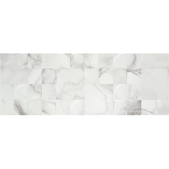 P.B. ALLISON BLANCO MOSAIC BRILLO RECT. 33,3x90