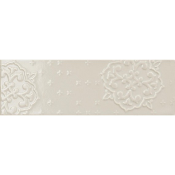 Керамическая плитка R4GR Brick Glossy Dec Mix 4 Grey 10x30