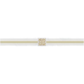Плитка Royal Бордюр белый 6,3х60