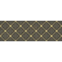 Плитка Royal Декор чёрный 20х60
