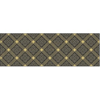Плитка Royal Декор чёрный 20х60