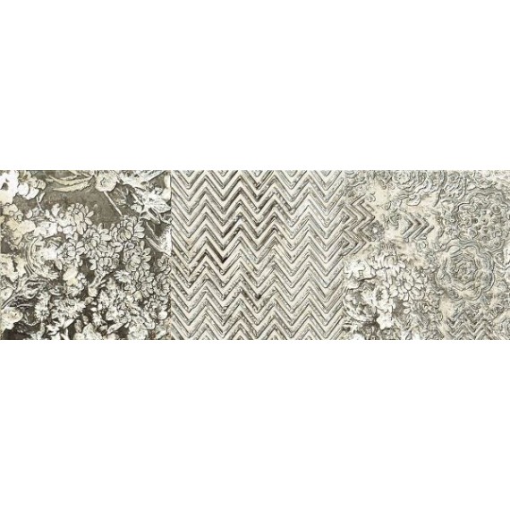 Плитка S-86 Advance Dec. Batik White A 25*75