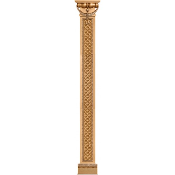 Керамическая плитка STARIY ARBAT Column(5pz) Gold 224x19,5 (к-т)