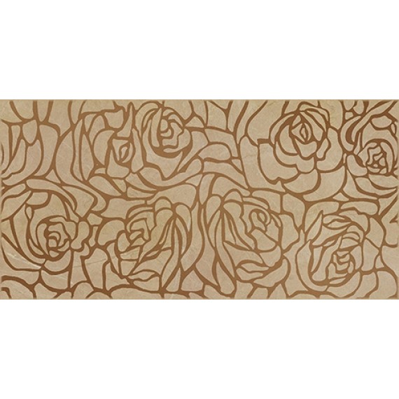 Керамическая плитка Serenity Rosas Декор коричневый 08-03-15-1349 20х40