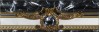 Плитка Siracusa Sofia Decor Negro Cenefa 8x25