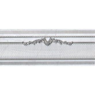 Плитка Siros Plata-Perla Zocalo 12x30