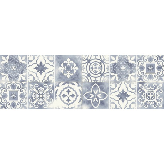 Керамическая плитка Splash Patchwork Blue 20x60