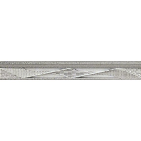Керамическая плитка Torso Plata Moldura 3,5x25