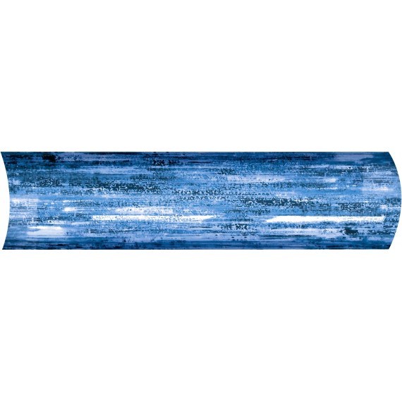 Керамогранит Плитка Toth Curvo Blu Glass 15x60