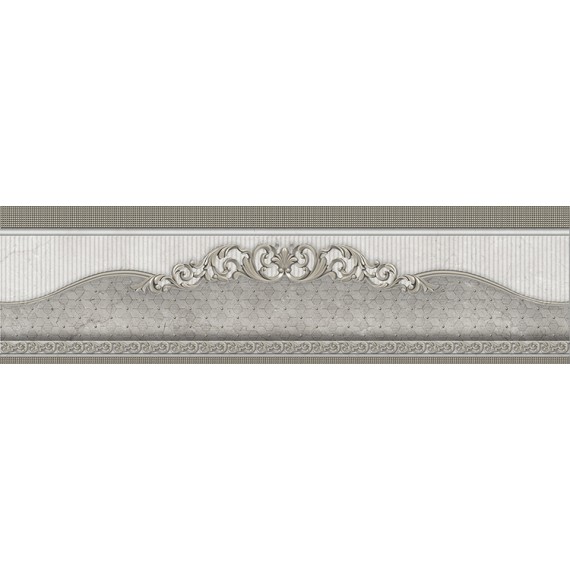 Керамическая плитка Venecia Plata-Gris Cenefa 7x25