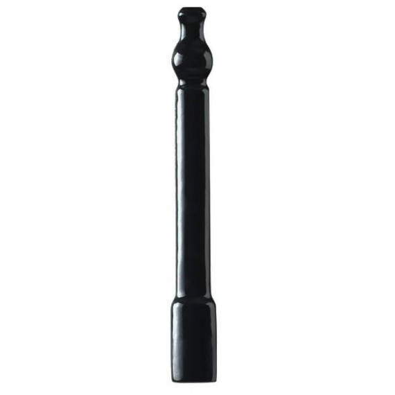 Керамическая плитка ZOA7 Angolo zoccolo Black 2x20