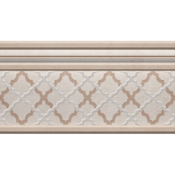 Керамическая плитка ZOCALO MONTREAL IVORY 15*28