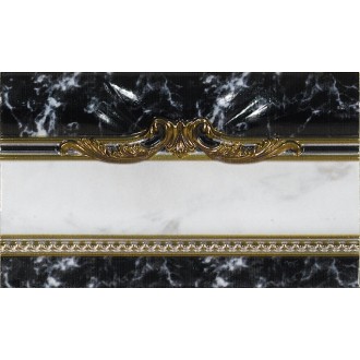 Плитка  Siracusa Sofia Negro Zocalo 15x25
