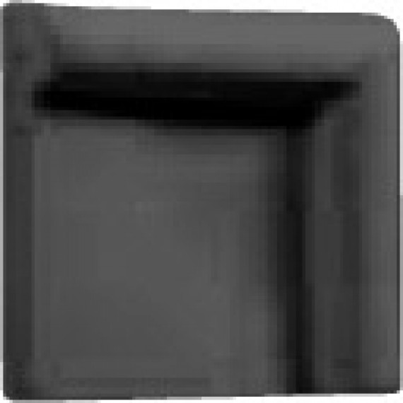 Керамическая плитка cmd-031 Angolo Cornice Nero Matt 6,5x6,5
