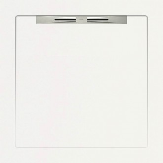 Поддоны Aqua White Slope Line 90x90