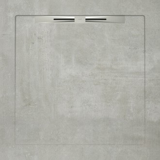 Поддоны Beton Grey Slope Line 90x90