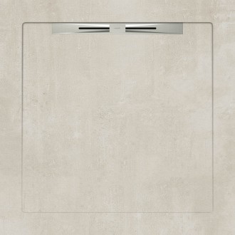 Поддоны Beton White Slope Line 90x90