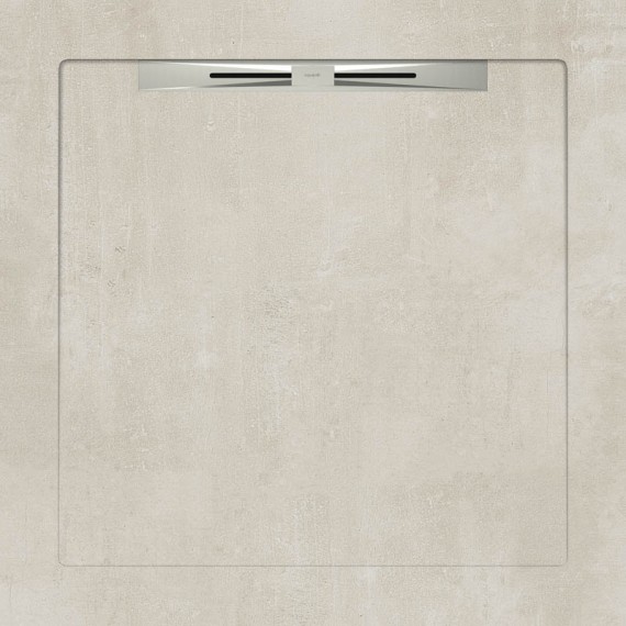 Поддоны Beton White Slope Line 90x90