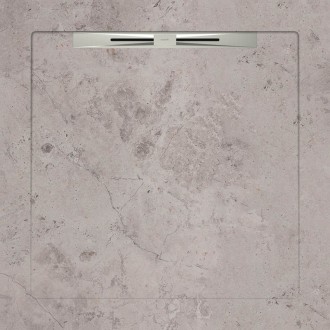 Поддоны Fibre Grey Slope Line 90x90