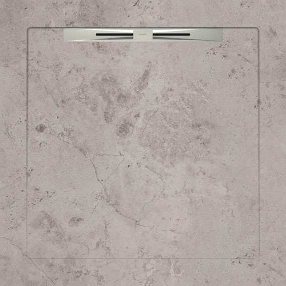 Поддоны Fibre Grey Slope Line 90x90