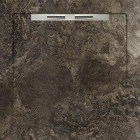 Поддоны Fossil Brown Slope Line 90x90