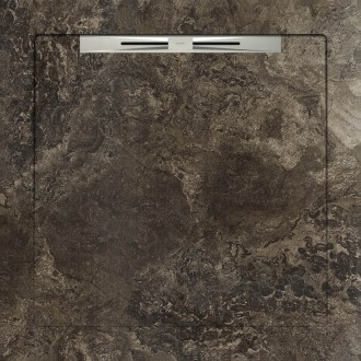 Поддоны Fossil Brown Slope Line 90x90