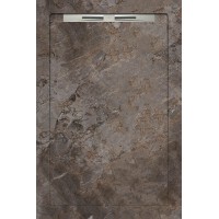 Поддоны Gusto Taupe Grey Slope Line 80x120
