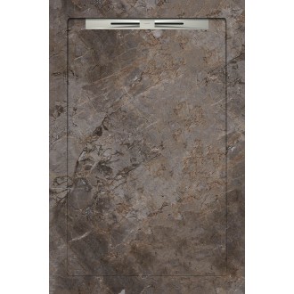 Поддоны Gusto Taupe Grey Slope Line 80x120