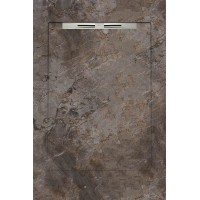 Поддоны Gusto Taupe Grey Slope Line 90x135