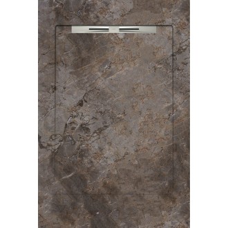 Поддоны Gusto Taupe Grey Slope Line 90x135