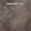 Поддоны Gusto Taupe Grey Slope Line 90x90