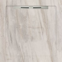 Поддоны Hill White Slope Line 90x90