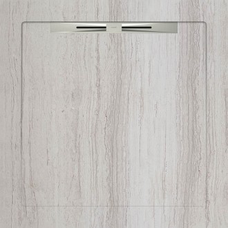 Поддоны Serpegiante White Slope Line 90x90