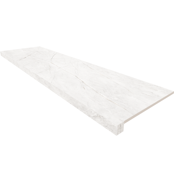 Керамогранит Подоконник фронтальный NL00 Nolana White Неполированный без боковых выступов 33х160