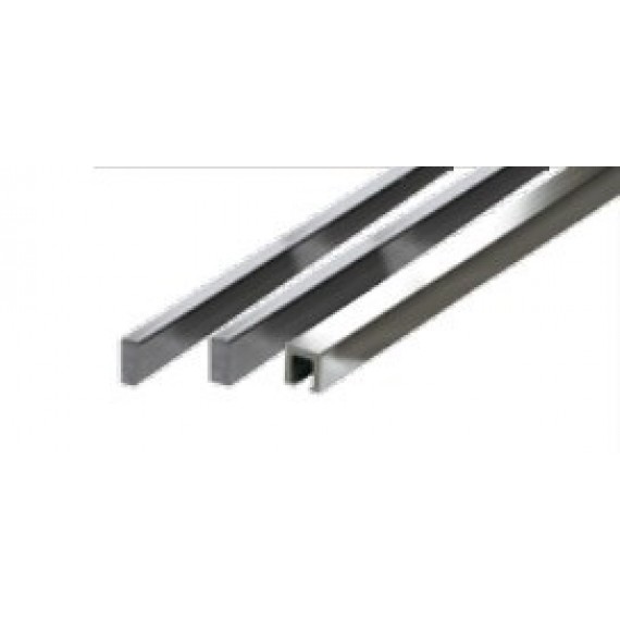 Керамогранит Профили и пороги 114587 PROFILI ALLUMINIO ARGENTO 0.5х75