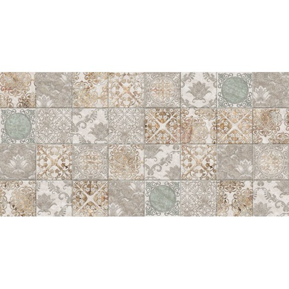 Керамическая плитка Рамина декор серый 25x50