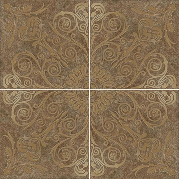 Керамогранит СК010 DYNASTY ROSONE LUX RUST 80*80