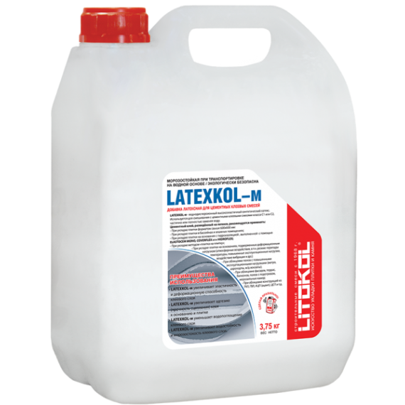 Клей-затирка Смеси и затирки Добавка LATEXKOL - м 3,75кг