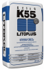 Смесь клеевая LITOPLUS K55 белый мешок 25 кг