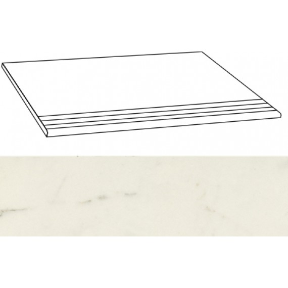 Керамогранит Ступени 01618 GRADONE STATUARIO GOLD MAT RET 30x60