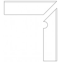 Ступени 1003612 BATTISCOPA SCALA AMBER SX 8x31.7