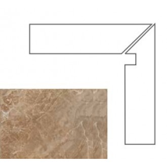 Ступени 240627 MARBLE BATTISCALA MARRONE SX LAP 8x117,2