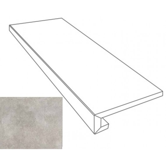 Керамогранит Ступени 261232 GREEK GRADONE Grigio 4x32x80